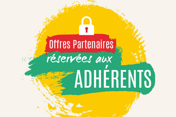 Offres partenaires réservées aux adhérents